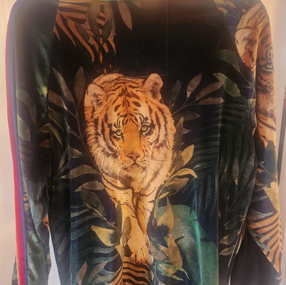 Sold. Aviator Nation Velvet Tiger Sweatshirt "Rare" - Picture 2 of 5